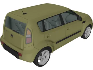 Kia Soul (2010) 3D Model