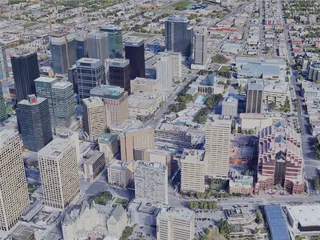 Edmonton City, AB, Canada (2019) 3D Model