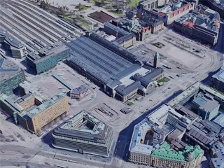 Helsinki City, Finland (2019) 3D Model