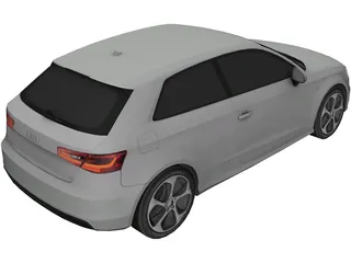 Audi A3 (2013) 3D Model