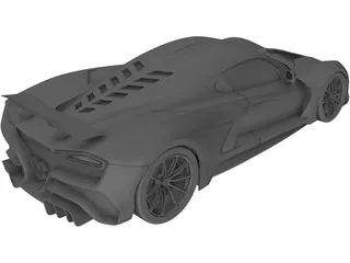 Hennessey Venom F5 (2020) 3D Model