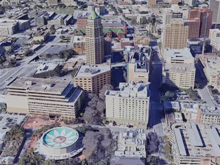 San Antonio City, TX, USA (2019) 3D Model