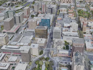 San Jose City, CA, USA (2019) 3D Model