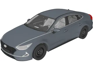 Hyundai Sonata (2020) 3D Model