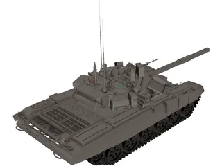 T-90 3D Model