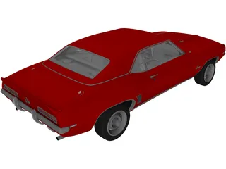 Chevrolet Camaro Z28 Cabrio (1969) 3D Model