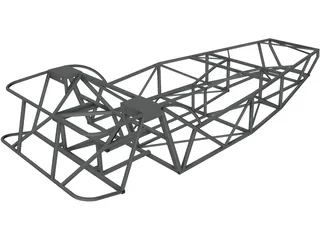 Lotus 7 Chassis 3D Model