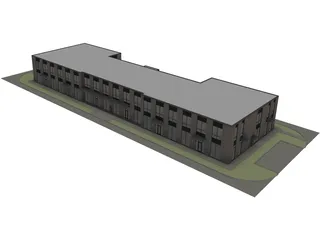 H-mart Office Building 3D Model