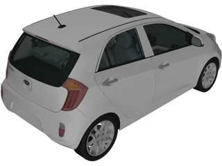 Kia Picanto (2012) 3D Model