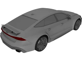 Audi RS7 (2020) 3D Model