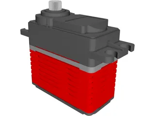 Hitec HSB-9380TH Servo 3D Model