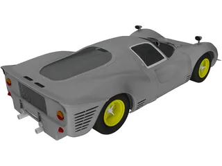 Ferrari 330 P4 (1967) 3D Model