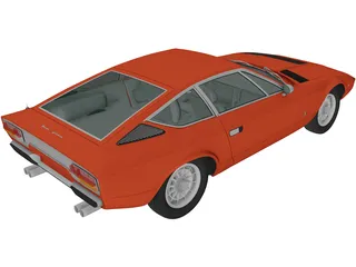 Maserati Khamsin AM120 (1977) 3D Model