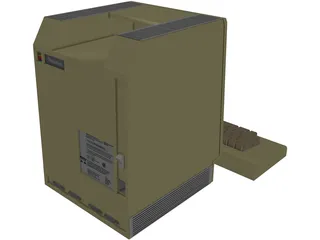 Apple Macintosh 128K 3D Model