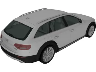 Audi A4 Allroad (2010) 3D Model