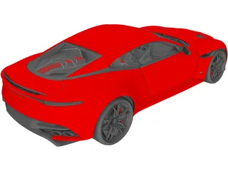 Aston Martion DBS Superleggera (2019) 3D Model