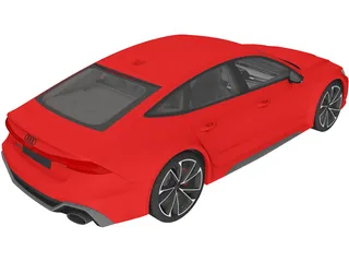 Audi RS7 Sportback (2020) 3D Model