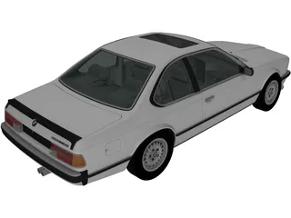 BMW 6-series 635CSi E24 (1978) 3D Model