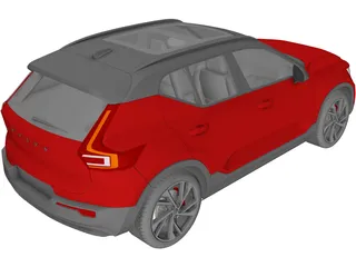 Volvo XC40 (2020) 3D Model