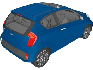 Kia Picanto Sport (2012) 3D Model