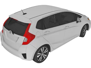 Honda Fit [Jazz] (2017) 3D Model