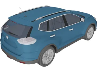 Nissan Rogue (2014) 3D Model