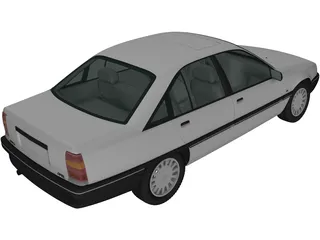 Opel Omega (1987) 3D Model