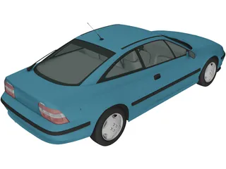 Opel Calibra (1990) 3D Model