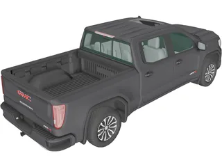 GMC Sierra 1500 Crew Cab (2019) 3D Model