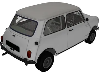 Austin Mini Cooper S (1965) 3D Model