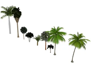 Tree Collection 3D Model