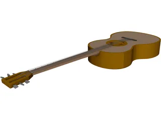 Guitar 3D Model