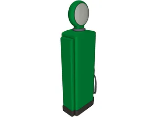 Gas Pump 3D Model