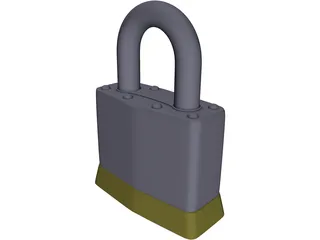 MasterLock 3D Model