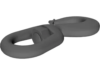 Crosby Shank Hook 3D Model