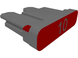 Fuse 10A Maxi 3D Model