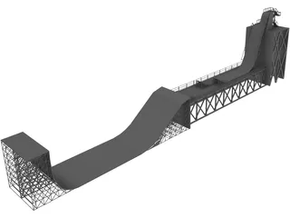 Mega Ramp 3D Model