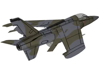 Folland Gnat Mk1 3D Model