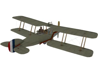 Bristol F2b 3D Model