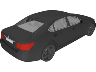 Lexus LS460 3D Model