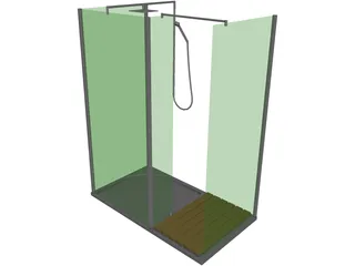 Shower Enclosure 3D Model