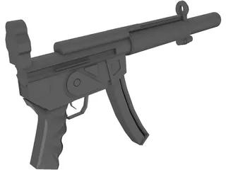 Heckler&Koch MP5SD 3D Model