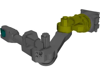 Fanuc M16ib - AM120iB 3D Model