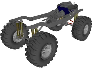 Chassis 4x4 3D Model