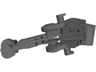 Six Axis Robot ABB4400_45 3D Model