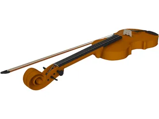 Violin 3D Model