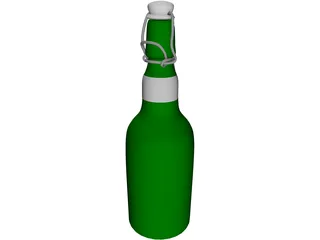 Grolsch Beer Bottle 3D Model