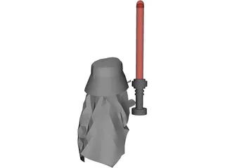 Lego Darth Vader 3D Model