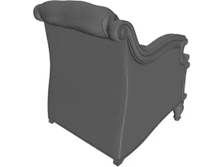 Colonial Chair 3D Model