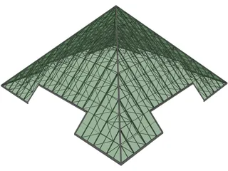 Building Pyramid 3D Model